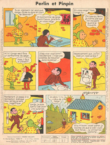 Perlin et Pinpin n°10 du jeudi 5 mars 1964