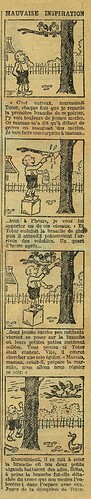 Le Petit Illustré 1927 - n°1168 - page 2 - Mauvaise inspiration - 27 février 1927