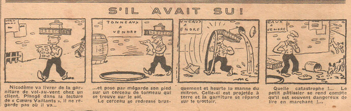 Coeurs Vaillants 1935 - n°9 - page 2 - S'il avait su - 3 mars 1935