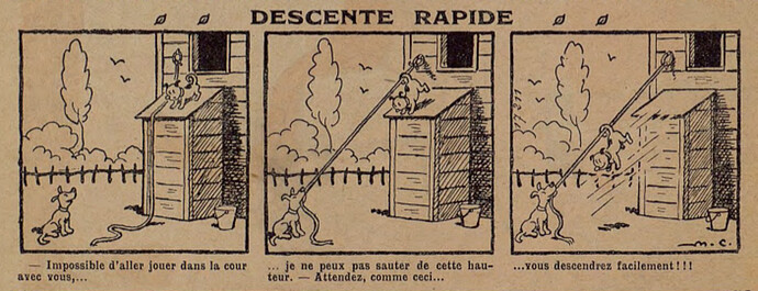 Lisette 1936 - n°27 - page 2 - Descente rapide  - 5 juillet 1936