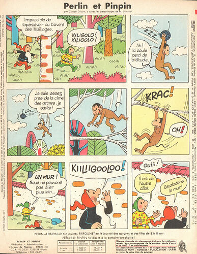 Perlin et Pinpin n°26 du jeudi 29 juin 1967