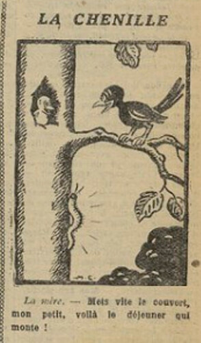 Fillette 1931 - n°1234 - page 11 - La cchenille - 15 novembre 1931