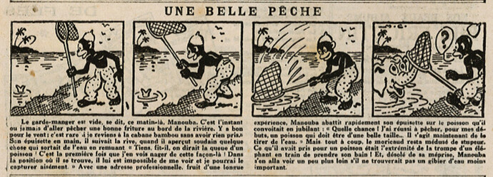 L'Intrépide 1931 - n°1063 - page 13 - Une belle pêche - 4 janvier 1931
