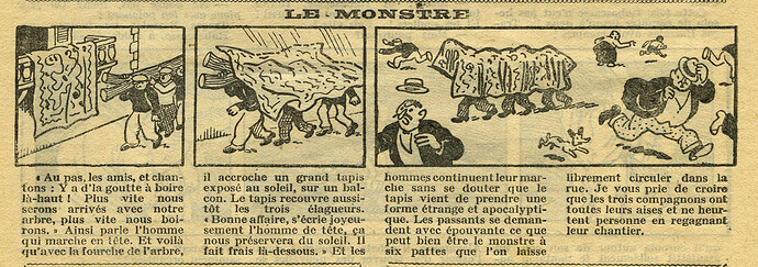 Cri-Cri 1930 - n°613 - page 11 - Le monstre - 26 juin 1930