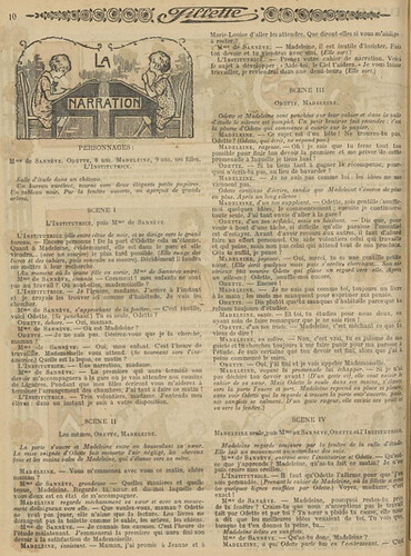 Fillette 1926 - n°966 - page 10 - La narration - 26 septembre 1926