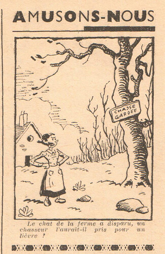 Coeurs Vaillants 1938 - n°36  - Amusons-nous - 4 septembre 1938 - page 7