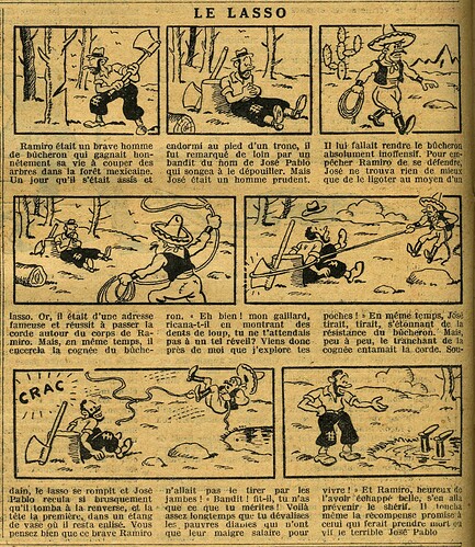 Cri-Cri 1936 - n°920 - page 6 - Le lasso - 14 mai 1936