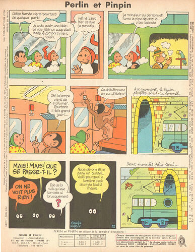 Perlin et Pinpin n°43 du jeudi 28 octobre 1965