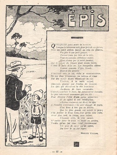 Almanach de la Jeune France 1933 - Les épis - page 27