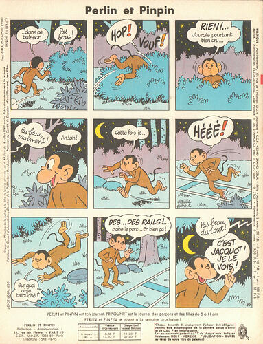 Perlin et Pinpin n°14 du jeudi 7 avril 1966