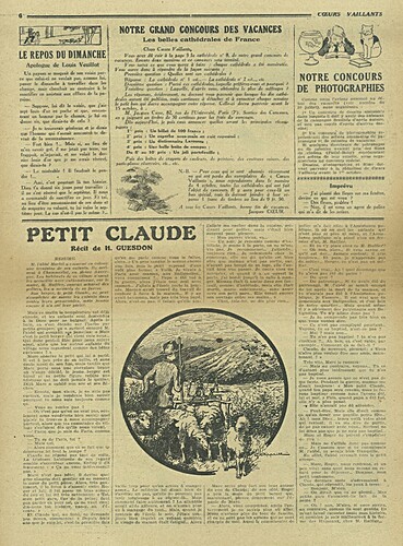 Coeurs Vaillants 1930 - n°42 - 21 septembre 1930 - page 6
