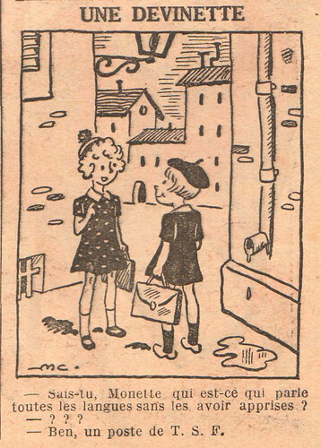 Fillette 1939 - n°1627 - page 2 - Une devinette - 28 mai 1939