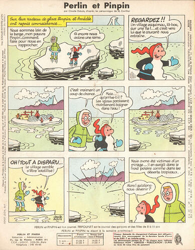 Perlin et Pinpin n°2 du jeudi 12 janvier 1967