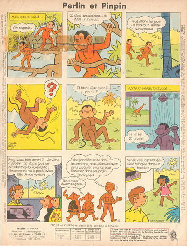 Perlin et Pinpin n°7 du jeudi 18 février 1965