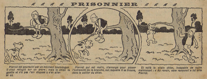 Pierrot 1927 - n°61 - page 14 - Prisonnier - 20 février 1927