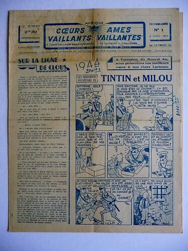 CV-AV 1944 - édition de Casablanca - n°1 - 2 janvier 1944