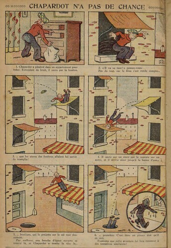 Pierrot 1934 - n°52 - page 16 - Chapardot n'a pas de chance - 30 décembre 1934
