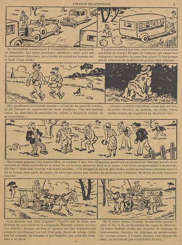 Guignol 1934 - n°6 - Etrange mésaventure - 11 février 1934 - page 5