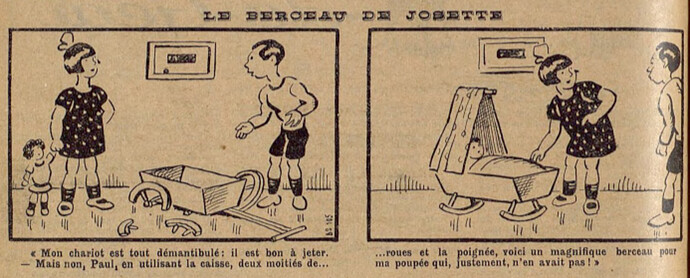 Lisette 1929 - n°31 - page 14 - Le berceau de Josette - 4 août 1929