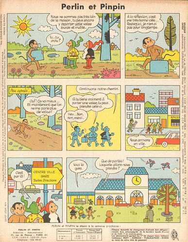 Perlin et Pinpin n°35 du jeudi 2 septembre 1965