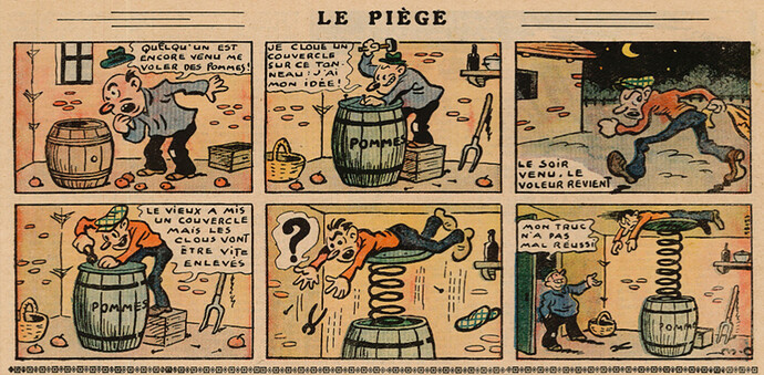 Pierrot 1938 - n°7 - page 5 - Le piège - 13 février 1938