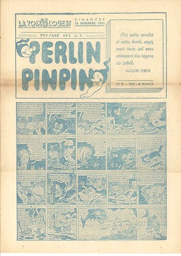 Perlin et Pinpin - Série bleue - 1945 - n°5 - 18 novembre 1945