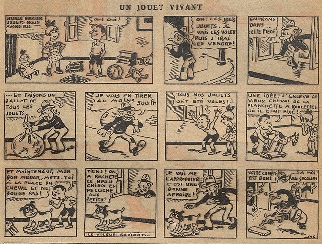 Fillette 1937 - n°1520 - page 10 - Un jouet vivant - 9 mai 1937