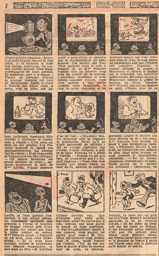 Cri-Cri 1933 - n°765 - page 2 - POPAUL tourne un film - 25 mai 1933