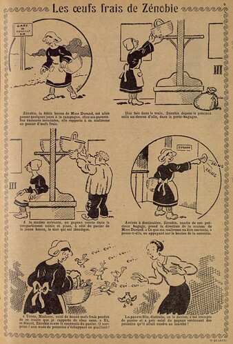 Lisette 1929 - n°21 - page 5 - Les oeufs frais de Zénobie - 26 mai 1929