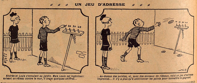Lisette 1928 - n°360 - page 2 - Un jeu d'adresse - 3 juin 1928
