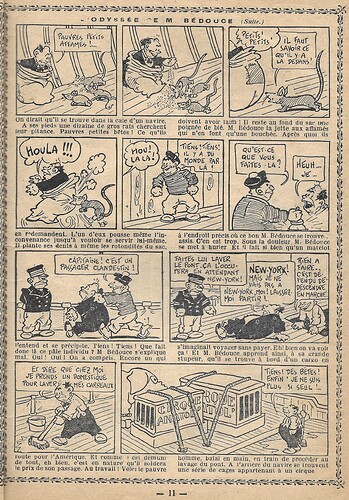 Almanach Junior 1937 - page 11 - L'odyssée de M. Bédouce (Gaston Callaud)
