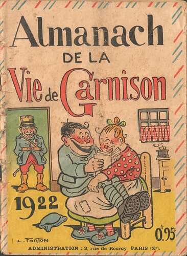 Almanach de la Vie de Garnison 1922 - couverture