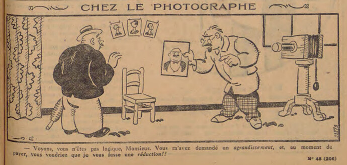 Pierrot 1929 - n°48 - page 7 - Chez le photographe - 1er décembre 1929