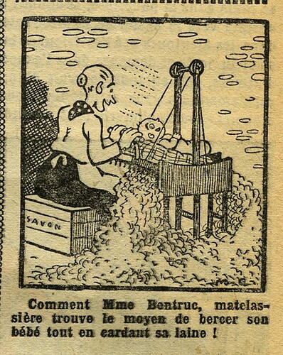 Fillette 1933 - n°1297 - page 7 - Dessin sans titre - 29 janvier 1933