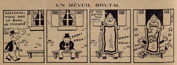 Lisette 1937 - n°15 - page 2 - Un réveil brutal - 11 avril 1937