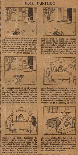 Fillette 1926 - n°929 - page 11 - Juste punition - 10 janvier 1926