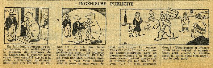 Cri-Cri 1934 - n°800 - page 13 - Ingénieuse publicité - 25 janvier 1934