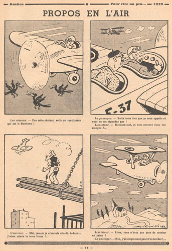 Rustica 1938 - n°44 - Propos en l'air - 30 octobre 1938 - page 29