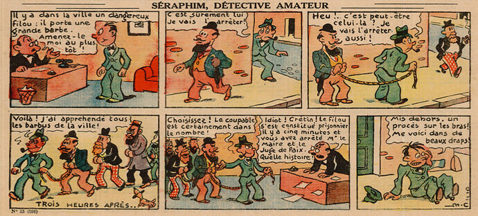 Pierrot 1937 - n°23 - page 4 - Séraphim, détective amateur - 6 juin 1937