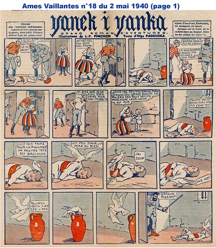 Ames Vaillantes 1940 - n°18 - 2 mai 1940 - page 1 (cadré)