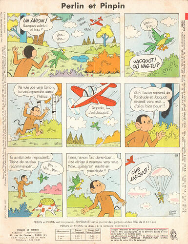 Perlin et Pinpin n°28 du jeudi 14 juillet 1966