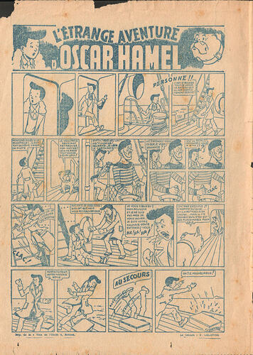 Tintin et Milou -la Voix de l'Ouest  1945 - n°6 - oage 8