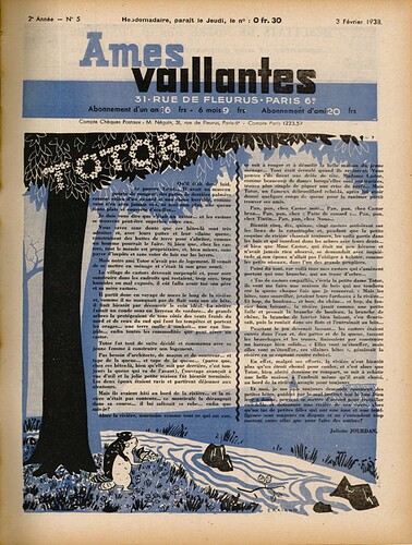 Ames Vaillantes 1938 - n°5 - 3 février 1938 - page 1