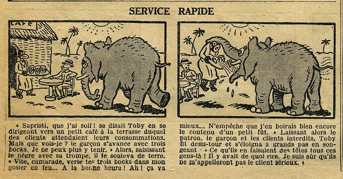 Cri-Cri 1936 - n°944 - page 2 - Service rapide - 29 octobre 1936