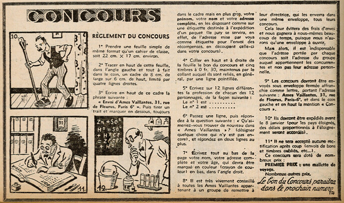 Ames Vaillantes 1939 - n°49 - page 6 - Concours - 8 décembre 1939