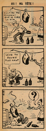 Pierrot 1935 - n°22 - page 2 - Oh ! Ma tête ! - 2 juin 1935