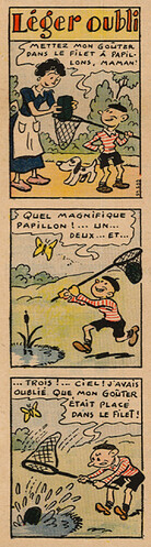 Pierrot 1938 - n°5 - page 5 - Léger oubli - 30 janvier 1938