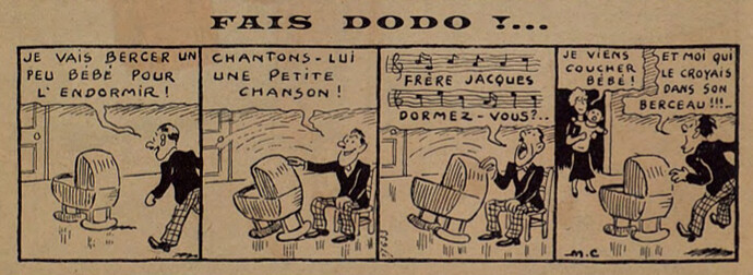 Lisette 1936 - n°24 - page 2 - Fais dodo ! - 14 juin 1936