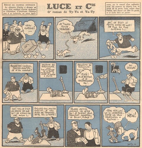 Ames Vaillantes 1938 - n°9 - page 8 - Lucie et Cie - 3 mars 1938