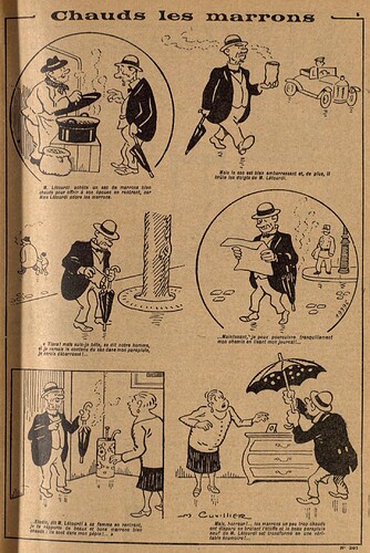 Lisette 1925 - n°291 - page 5 - Chauds les marrons - 6 février 1927